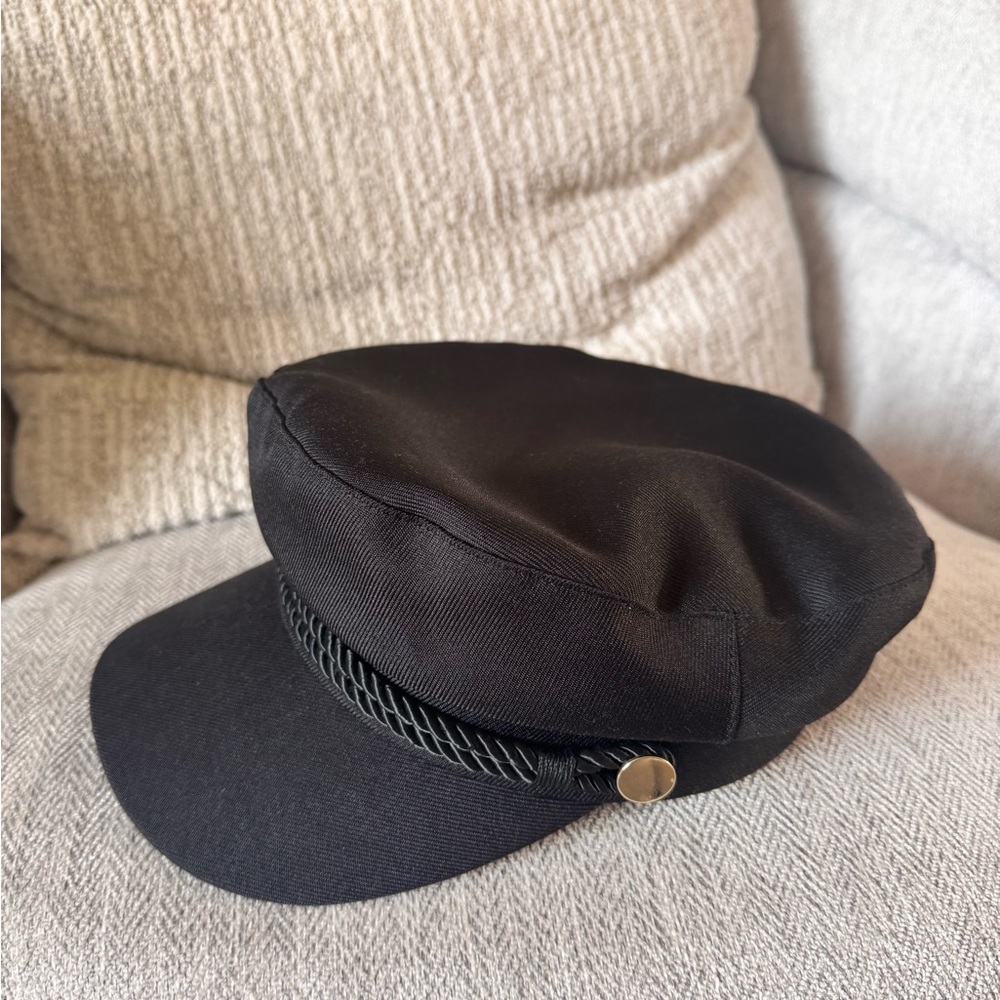 Black Baker Boy Cap